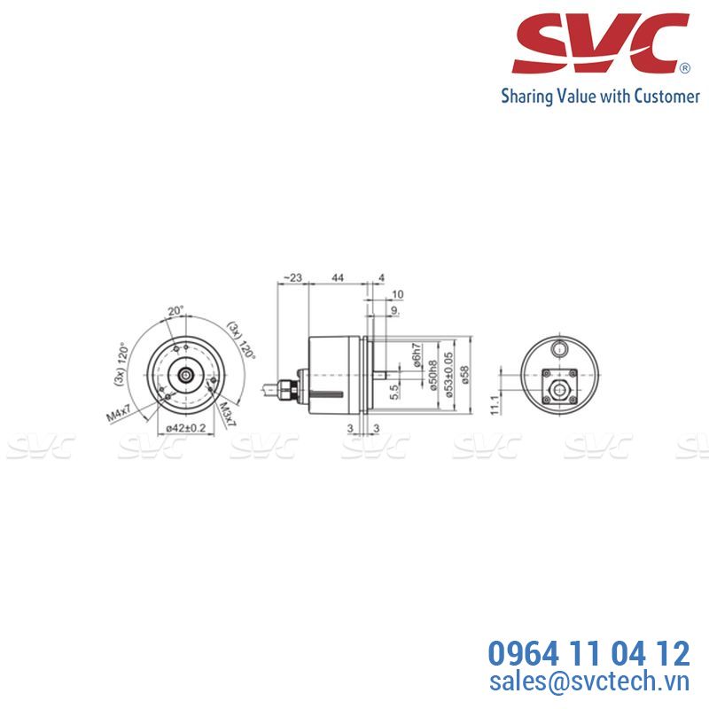 Cảm biến tốc độ vòng quay - Encoder - EIL580P-SY