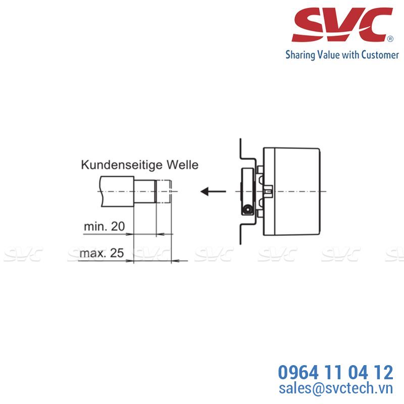 Cảm biến tốc độ vòng quay - Encoder - EIL580-B - Option 6301