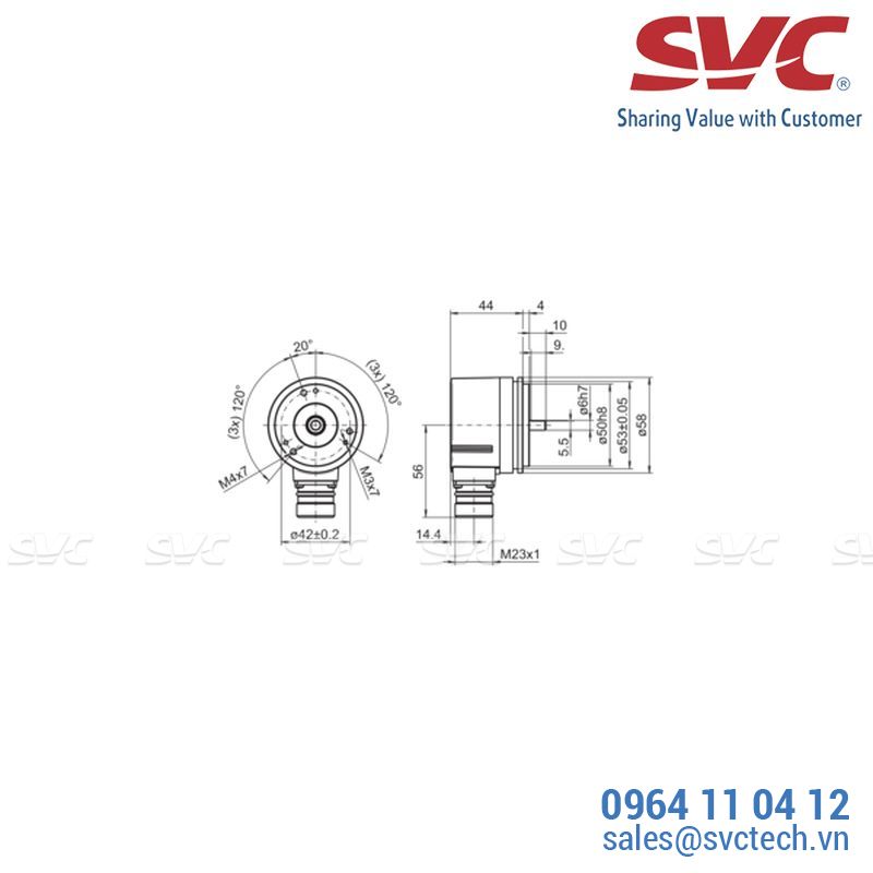 Cảm biến tốc độ vòng quay - Encoder - EIL580-SY