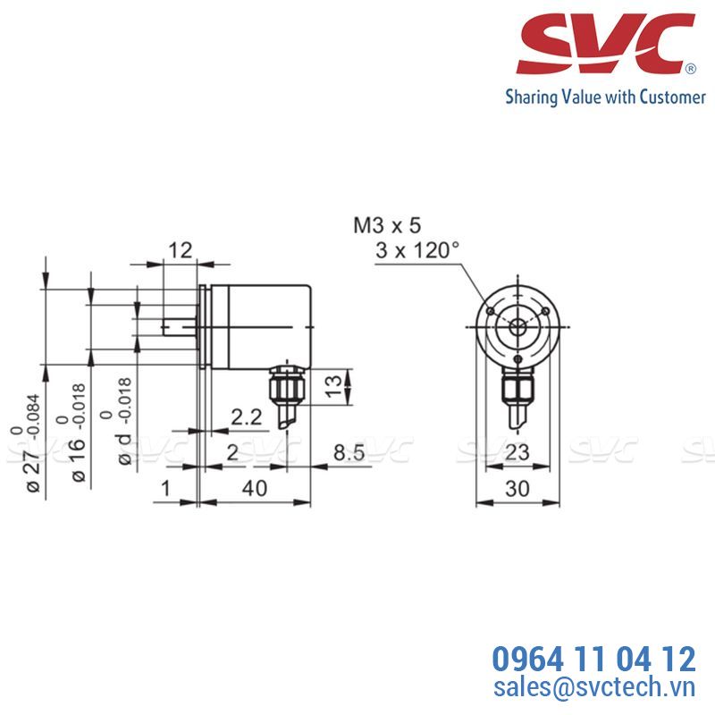 Cảm biến tốc độ vòng quay - Encoder - BRIV 30R - EcoMag