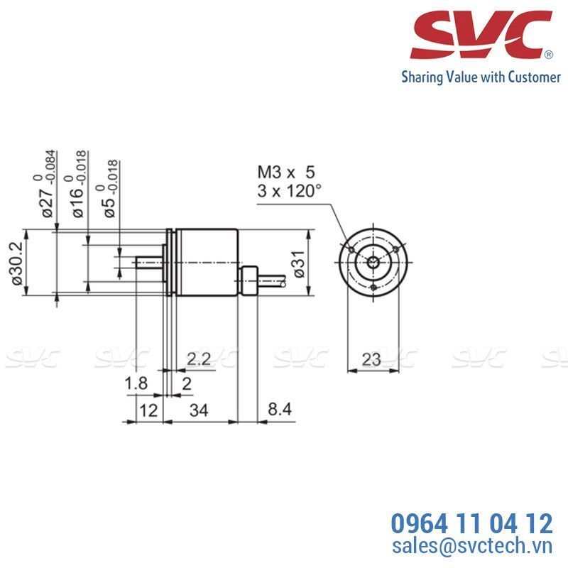Cảm biến tốc độ vòng quay - Encoder - BDK