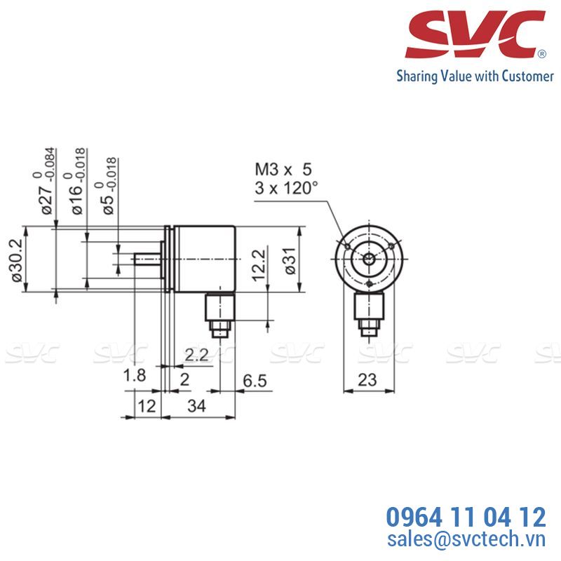 Cảm biến tốc độ vòng quay - Encoder - BDK