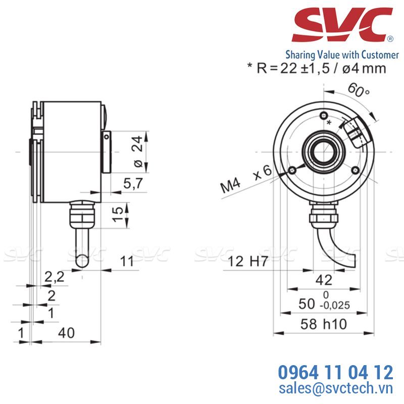 Cảm biến tốc độ vòng quay - Encoder - BHG - HighRes