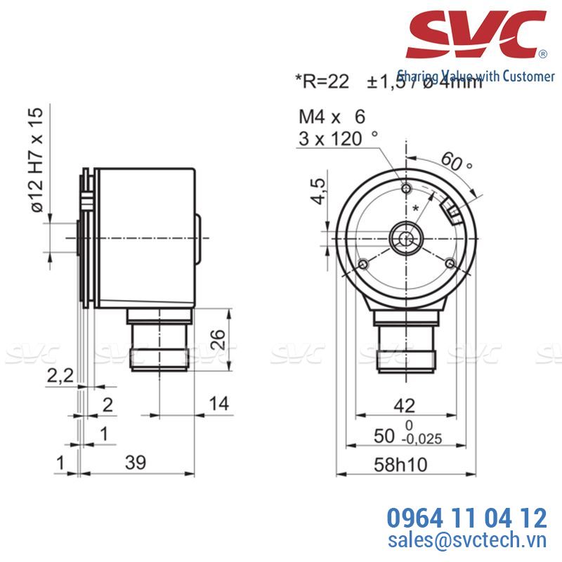 Cảm biến tốc độ vòng quay - Encoder - BHG sine
