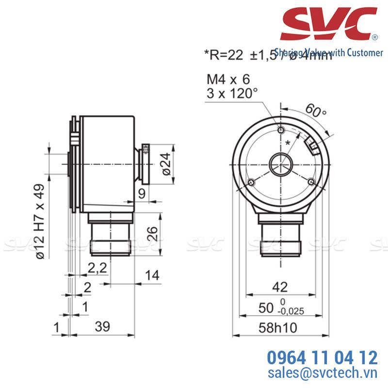 Cảm biến tốc độ vòng quay - Encoder - BHG sine