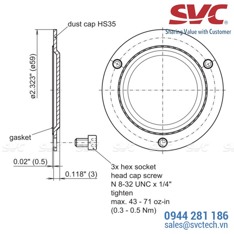 Cảm biến tốc độ vòng quay - Encoder - HS35S - Sine