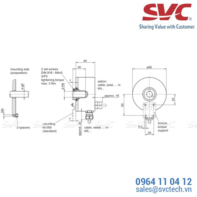 Cảm biến tốc độ vòng quay - Encoder - ITD 42 A 4