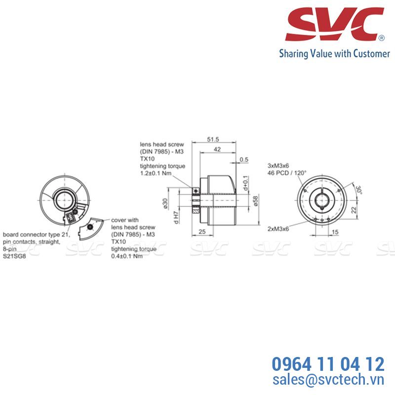 Cảm biến tốc độ vòng quay - Encoder - ITD21H00