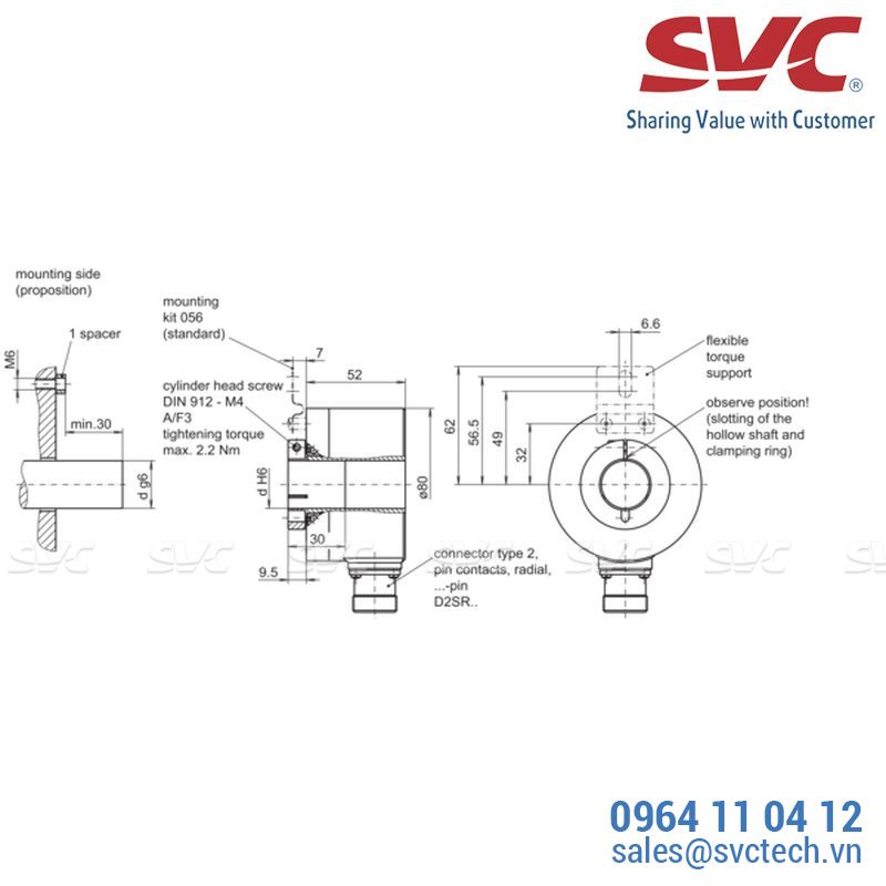 Cảm biến tốc độ vòng quay - Encoder - ATD 4S A 4 Y10