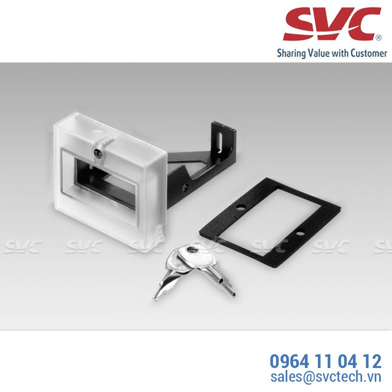 Front frames - Front frame with cylinder lock provided on transparent cover (Z 10502A)