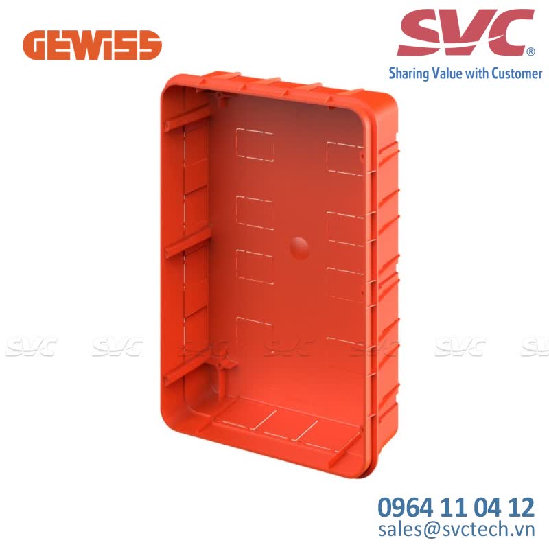 I-CON FLUSH MOUNTING BOX GEWISS GWJ8101 - I-CON FLUSH MOUNTING BOX