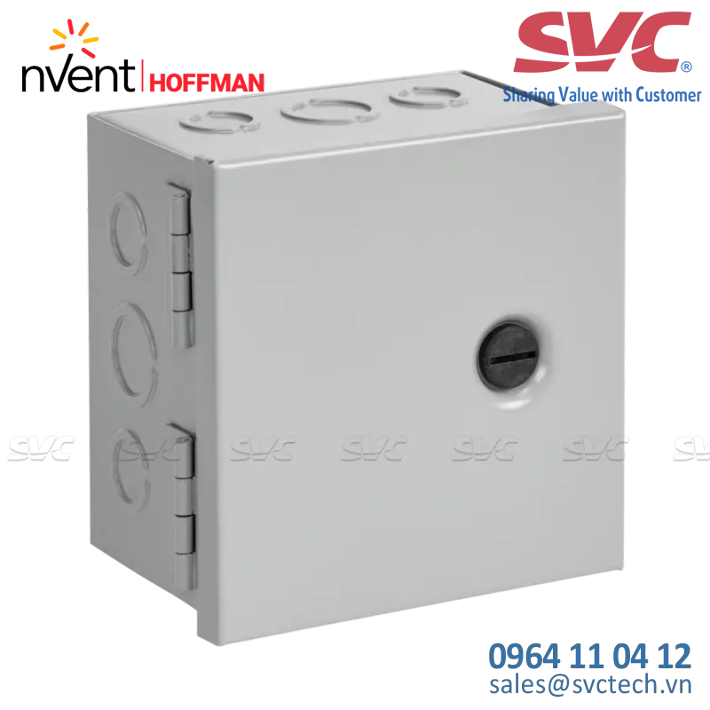 Vỏ tủ điện có bản lề với lỗ đột Type 1 - AHE10X10X6