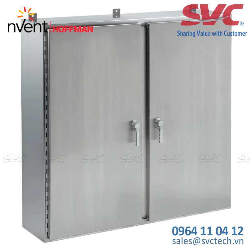 Vỏ tủ điện bằng thép không gỉ hai cánh 3 Point Latch Type 4X - A30H6010WFSSLP3PT