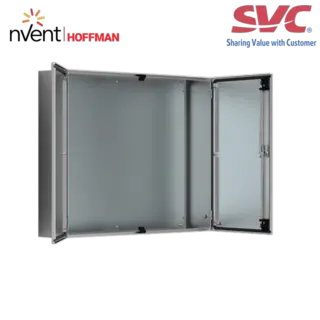 Vỏ tủ điện bằng thép không gỉ hai cánh ADR - ADR1001230-316