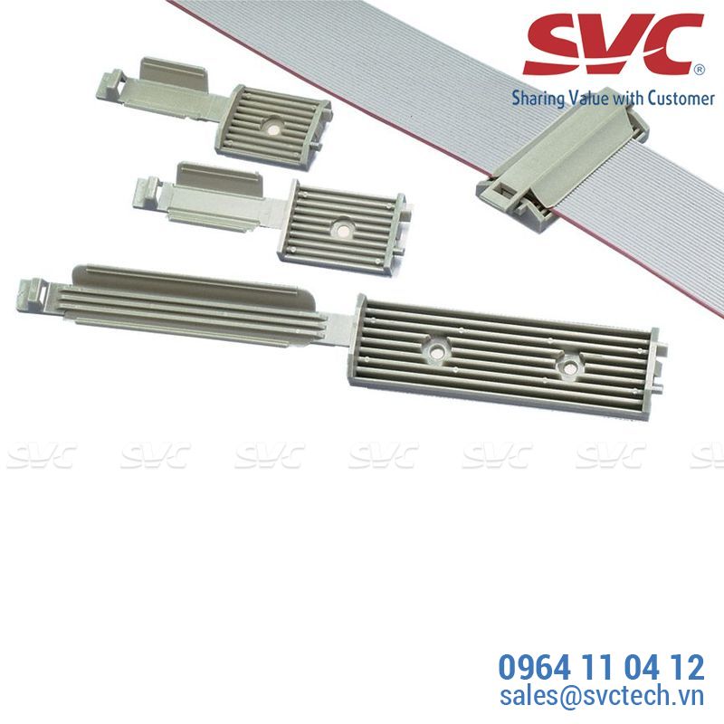 Đế bắt dây cáp dẹt bằng nhựa - FCM2-S6-C14