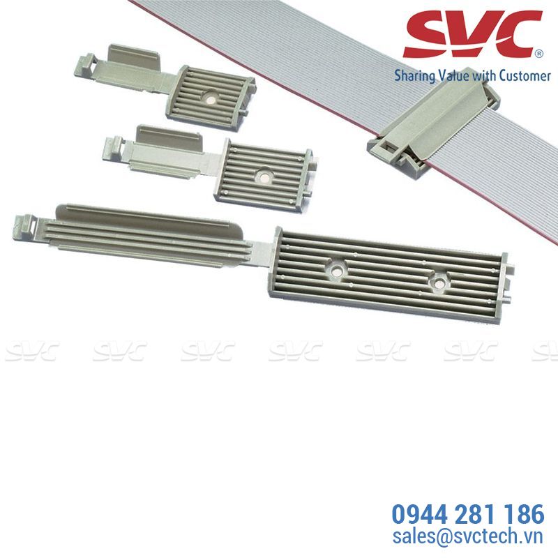Đế bắt dây cáp dẹt bằng nhựa - FCM1-S6-T14
