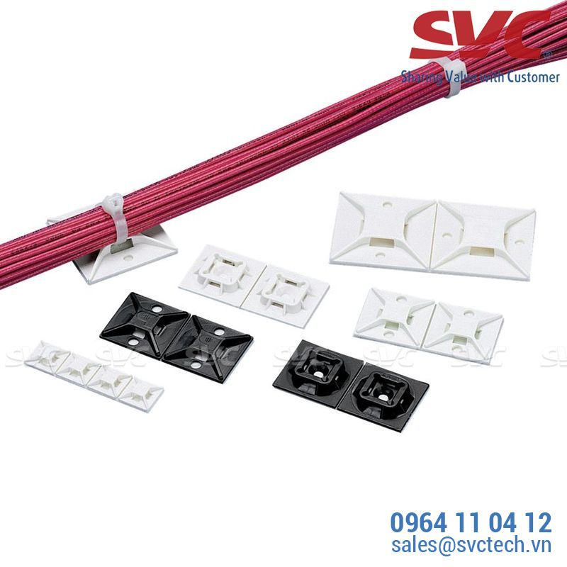 Đế gắn dây thít cáp bằng nhựa - ABM112-S6-D0