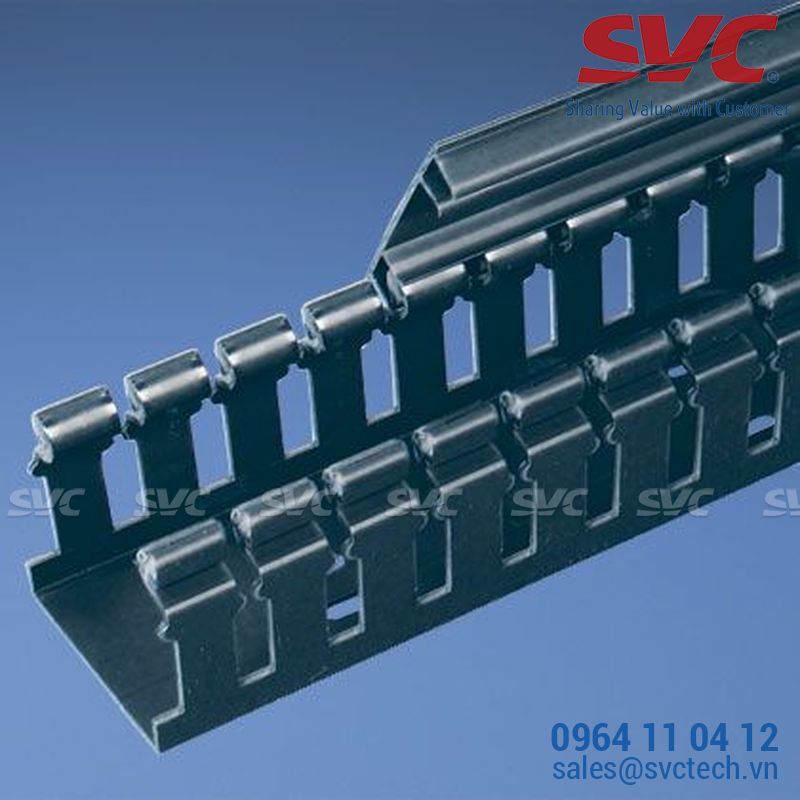 Máng cáp nắp đậy chữ H dạng bản lề - H15X3BL6