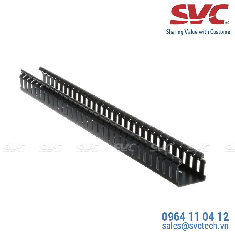 Máng cáp nắp đậy chữ H dạng bản lề - H2X2BL6