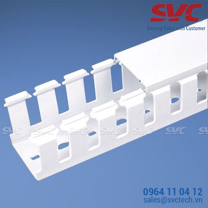 Máng cáp kèm nắp đậy - NNC75X75WH2