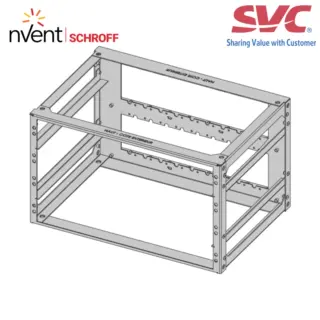 Tủ điện bằng thép (Steel Cabinets) On Board Rack 6 U, 84 HP - 10170-012