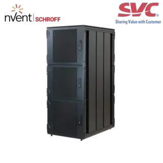 Tủ điện bằng thép (Steel Cabinets) Varistar Colocation Cabinet, RAL 7021, 3 Compartments, 47 U, 2200H, 600W, 1200D - 10130-221