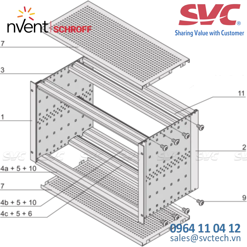 Vỏ tủ rack 19 inch EuropacPRO 19