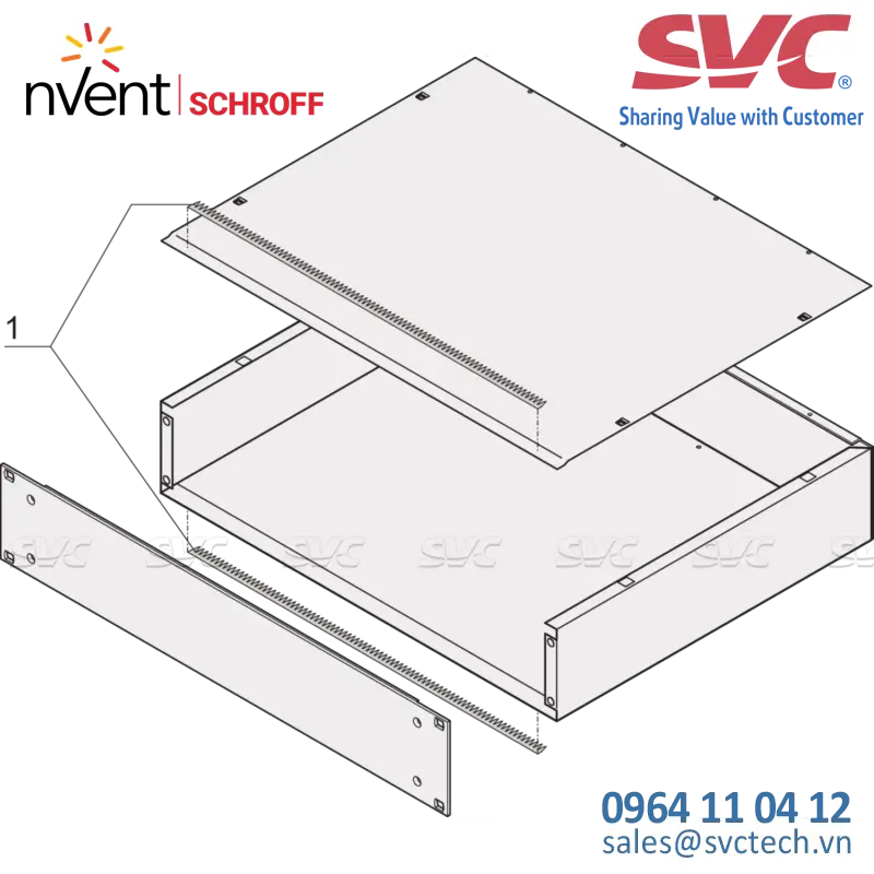 Vỏ tủ Chassis 19 inch MultipacPRO 19