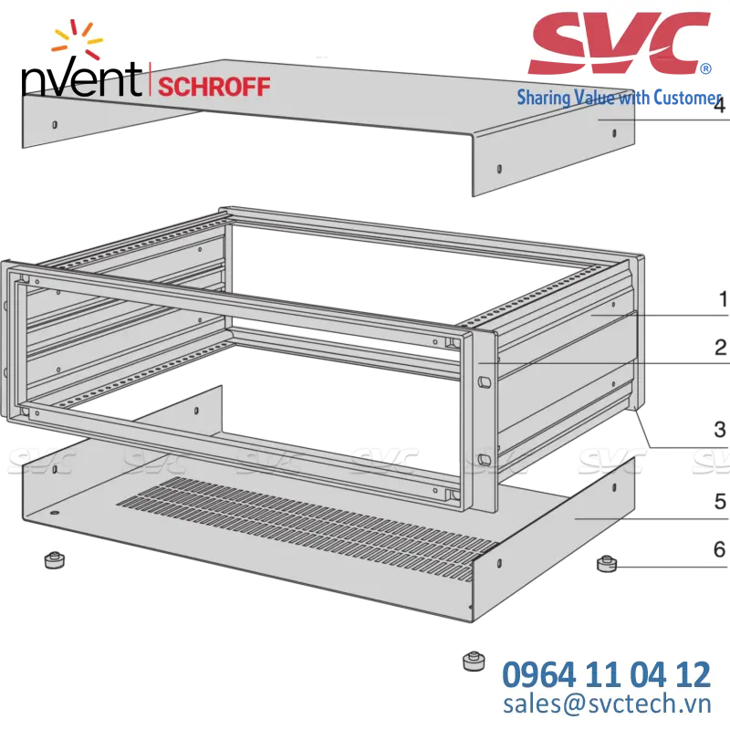 Vỏ tủ Cases 19 inch Inpac 19