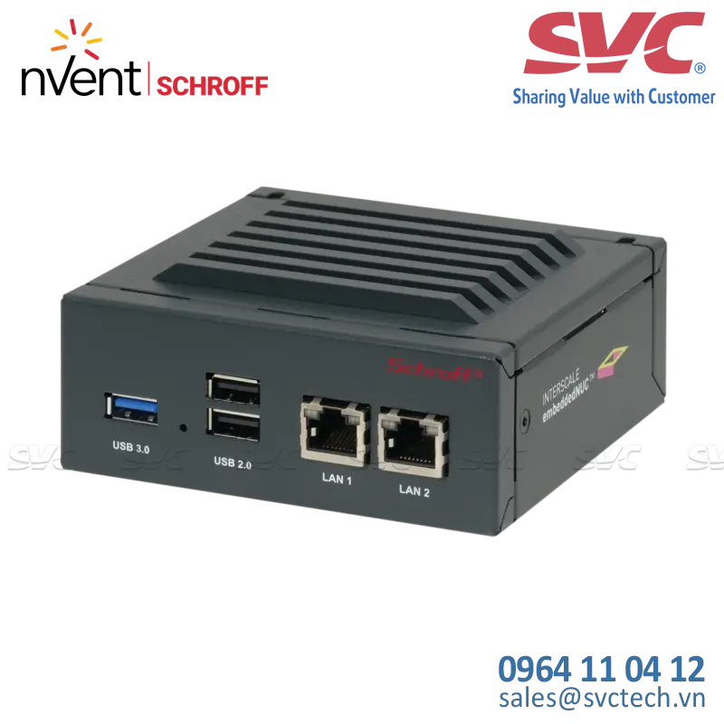 Interscale for Embedded NUC, Conduction Cooled, 44 x 112 x 107 mm - 14830-002