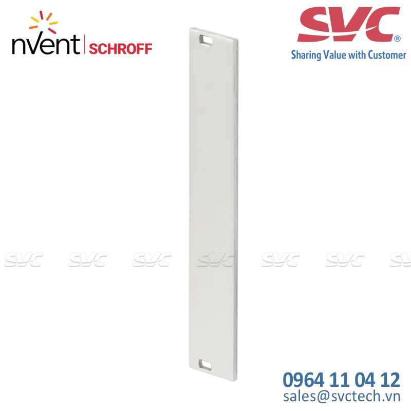 Mặt trước (Front Panels) Front Panel, Unshielded, 3 U, 12 HP, 25 mm, Al, Front Anodized, Rear Conductive - 30838-051