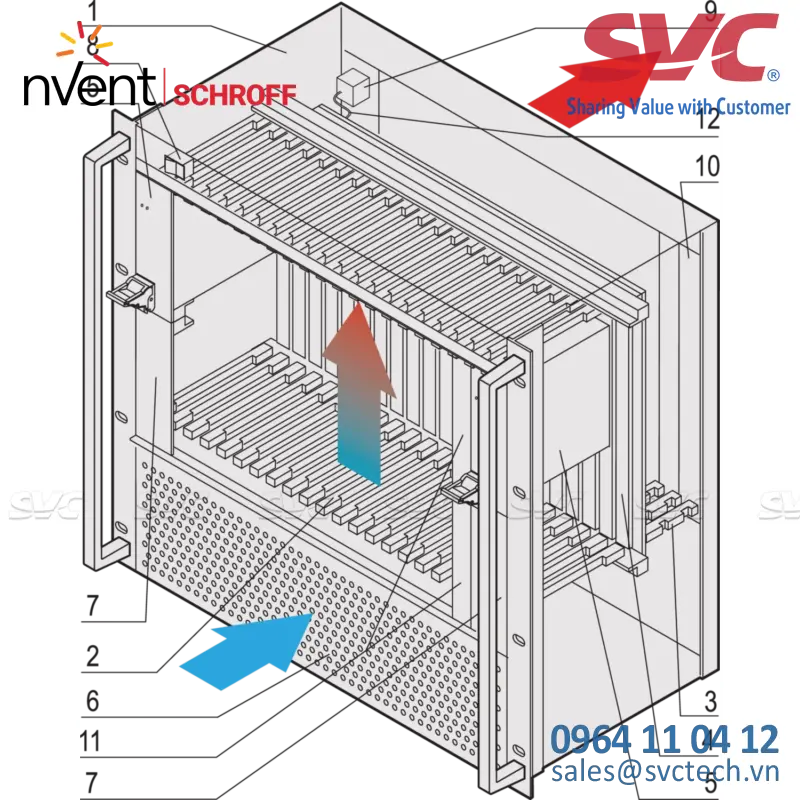 Hệ thống tích hợp CPCI/ CPCI Serial CPCI System With PSB, 10 U, 14 Slot - 24579-028