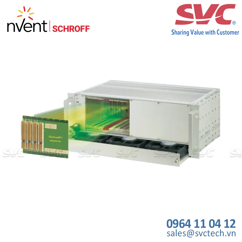 Hệ thống tích hợp CPCI/ CPCI Serial CPCI PlusIO System, Desktop, 4 U, 8 Slot, 44 HP - 24579-605