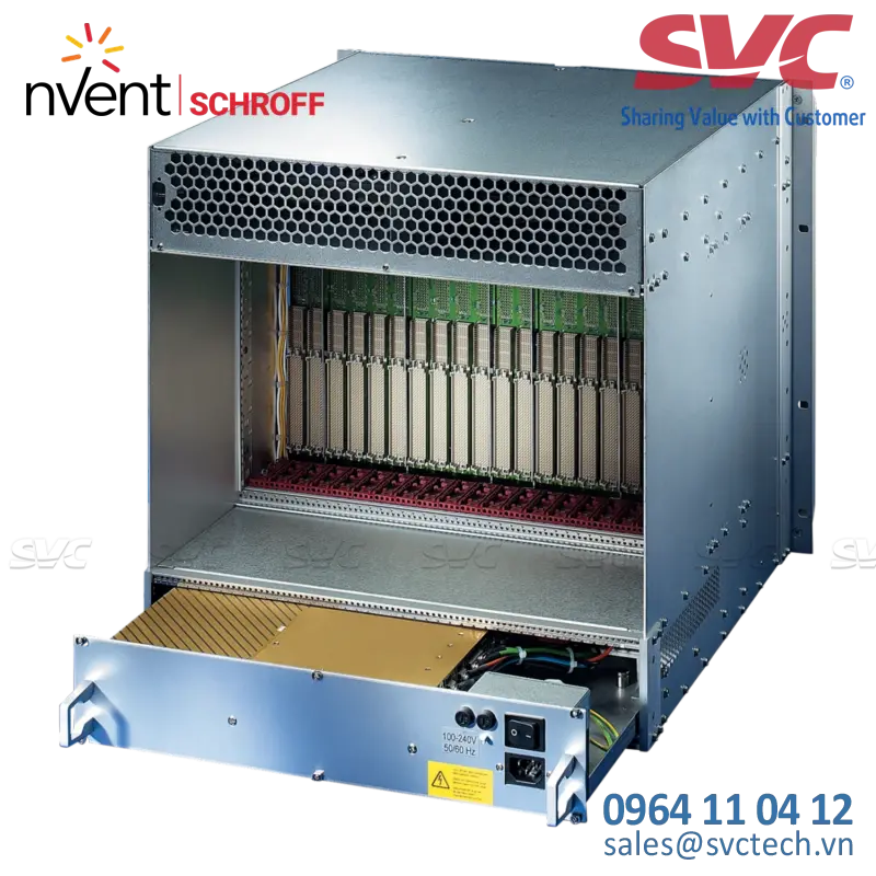 Hệ thống tích hợp VME/VME64x VME64x System, 10 U, 21 Slot, 2 Open Frame PSUs - 20836-220