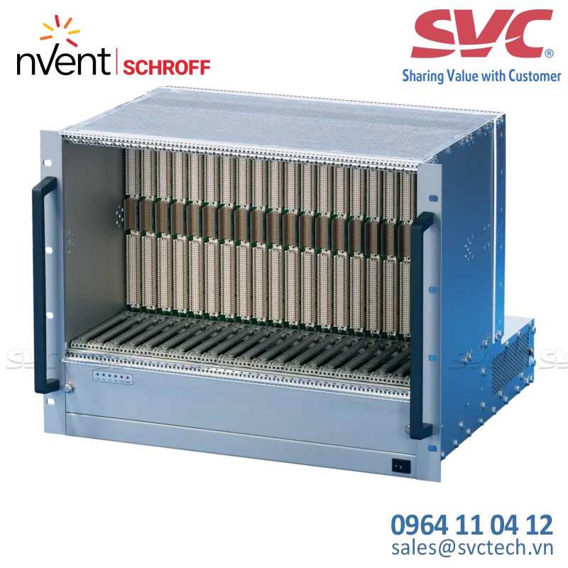 Hệ thống tích hợp VME/VME64x VME64x System, 8 U, 21 Slot, Open Frame PSU - 20836-820