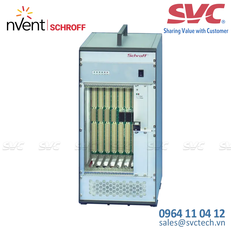 Hệ thống tích hợp VME/VME64x VXS System, Tower, 5 U, 7 Slot, Pluggable PSU - 10836-060