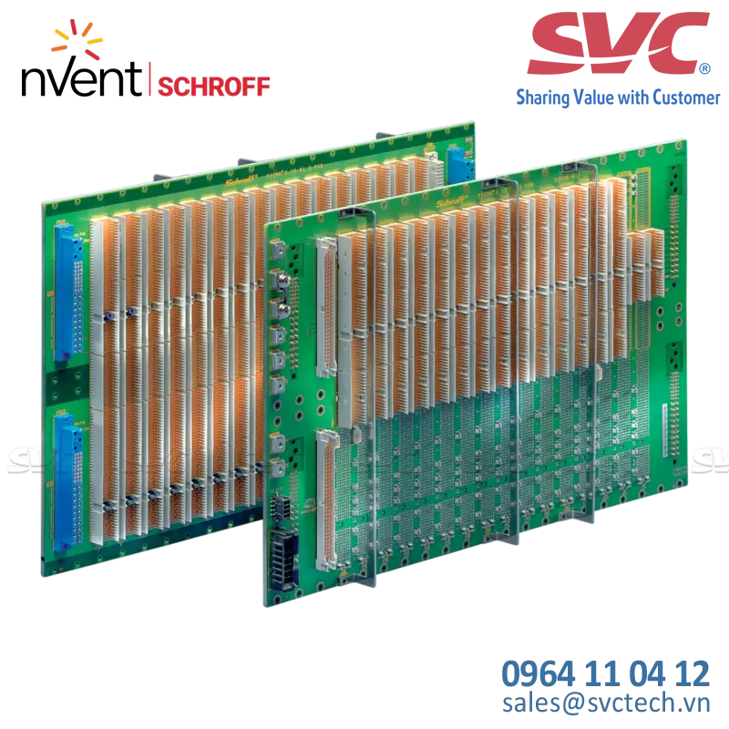 Bo mạch CPCI Backplane, 6 Slots, With Mini-fit - 23006-798
