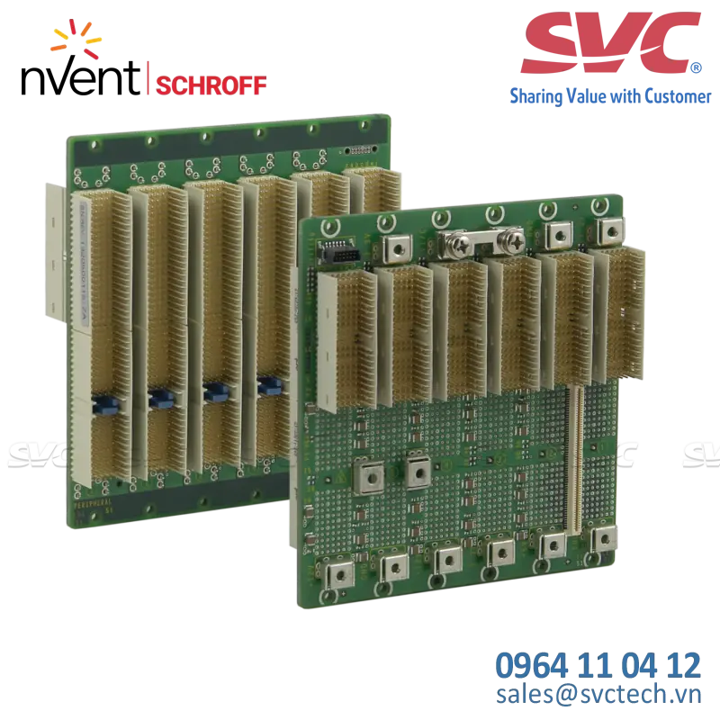 Bo mạch CPCI Backplane, System Slot Left, 3 U, 4 Slot, 64-Bit, 33 V VI/O - 23006-424