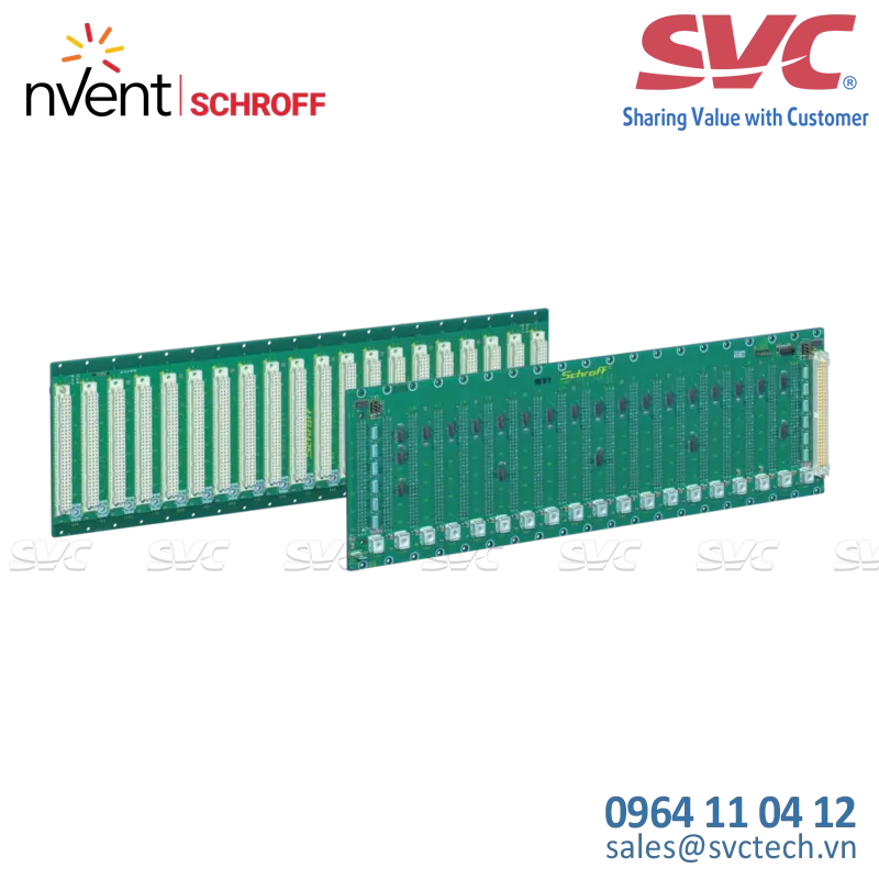 Bo mạch VMEbus J1 Backplane EDC, 3 U, 12 Slots - 23001-012
