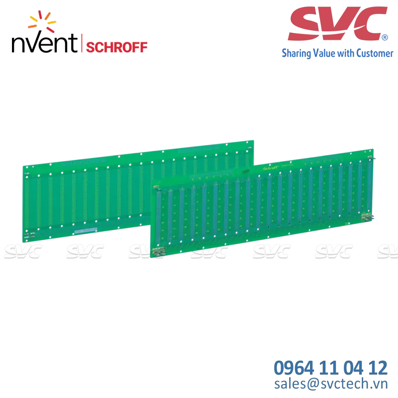Bo mạch Backplane With 60 Through-Connected Signal Lines, 14 Slots, 3 HP Pitch, C64F - 23007-114