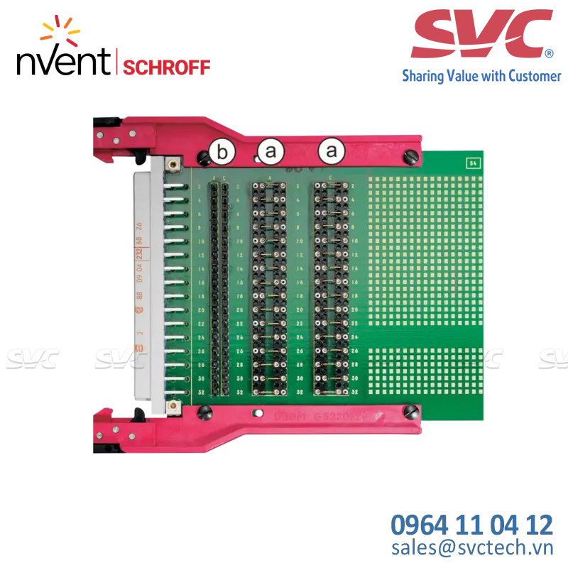 Test Adaptor for DIN Connector Type D, 3 U, 160 mm, U/I - 23021-611