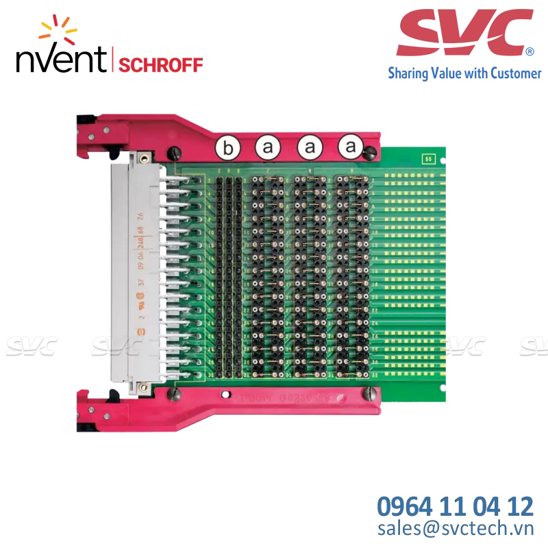 Test Adaptor for DIN Connector Type F, 6 U, 160 mm, U/I - 23022-604