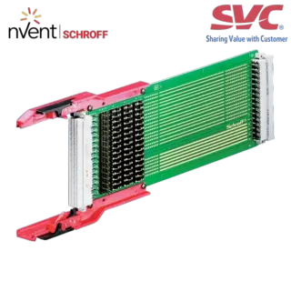 Test Adaptor for DIN Connector Type F, 6 U, 160 mm, U/I - 23022-604