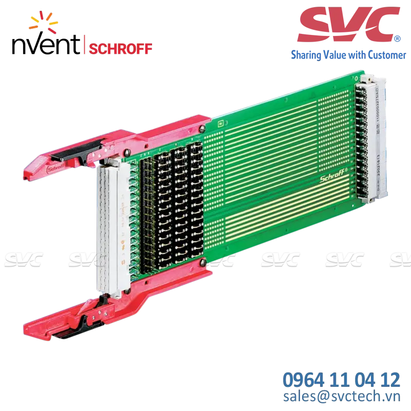Test Adaptor for DIN Connector Type F, 3 U, 220 mm, U/I - 23021-657