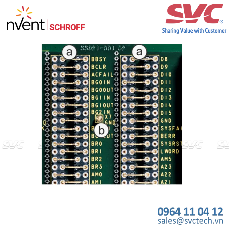 Test Adaptors for VMEbus, P1, P2, 6 U, 280 mm - 23022-010