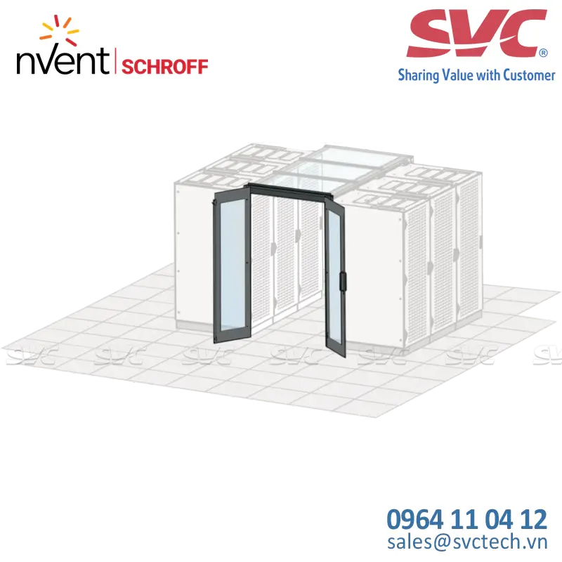 Cửa ngăn Aisle Containment Swing Door, Manual, 1200W, RAL 7035 - 22130-583