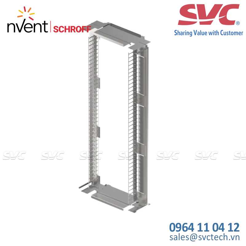 Varistar CP Air Separation Blanking Cover, Width 800 mm, with Brush Strip and Fingers, RAL 7021, 42 U, 2000H - 21630-150
