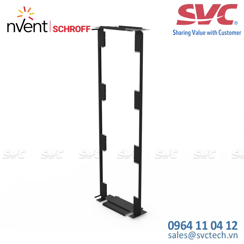 Varistar CP Air Separation Blanking Cover, Width 800 mm, With 2 Cutouts, RAL 7021, 52 U, 2450H - 21630-149