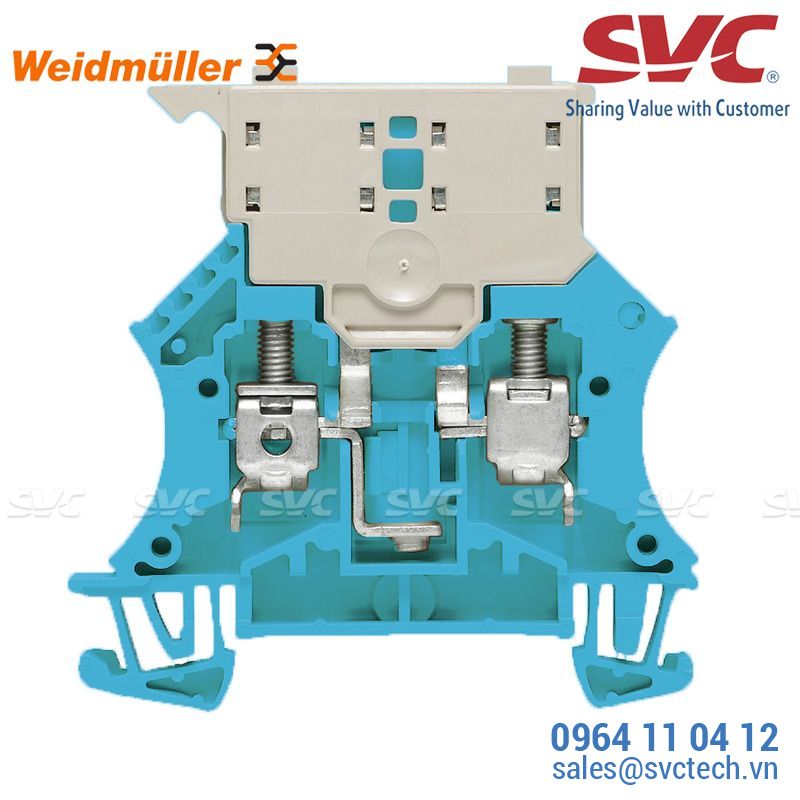 Cầu đấu dây Domino dạng bắt vít kèm cầu chì - WSI 6 BL