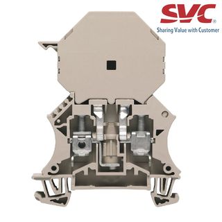 Cầu đấu dây Domino dạng bắt vít kèm cầu chì - WSI 6/2/LD 30-70V DC/AC